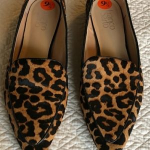 Franco Sarto Leopard Flats 9.5